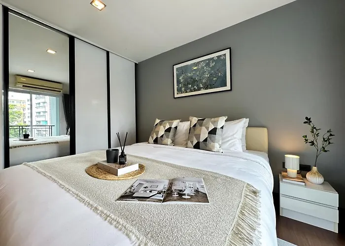 Modern Cityscape1br - Ultra Fast Wifi - Bts On Nut Apartment