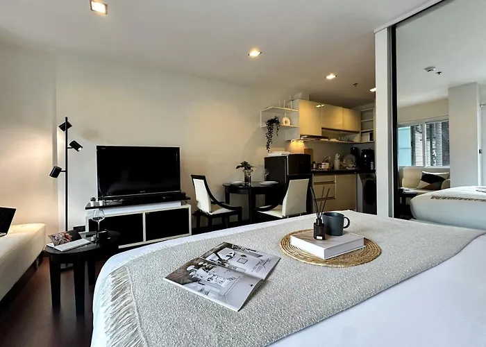 Modern Cityscape1br - Ultra Fast Wifi - Bts On Nut Bangkok