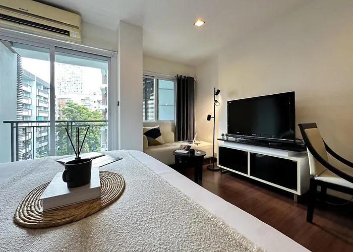Modern Cityscape1br - Ultra Fast Wifi - Bts On Nut * Bangkok
