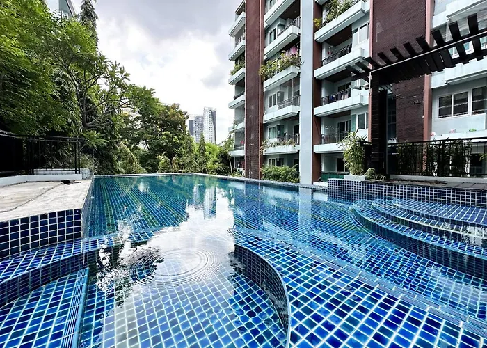 Apartment Modern Cityscape1br - Ultra Fast Wifi - Bts On Nut